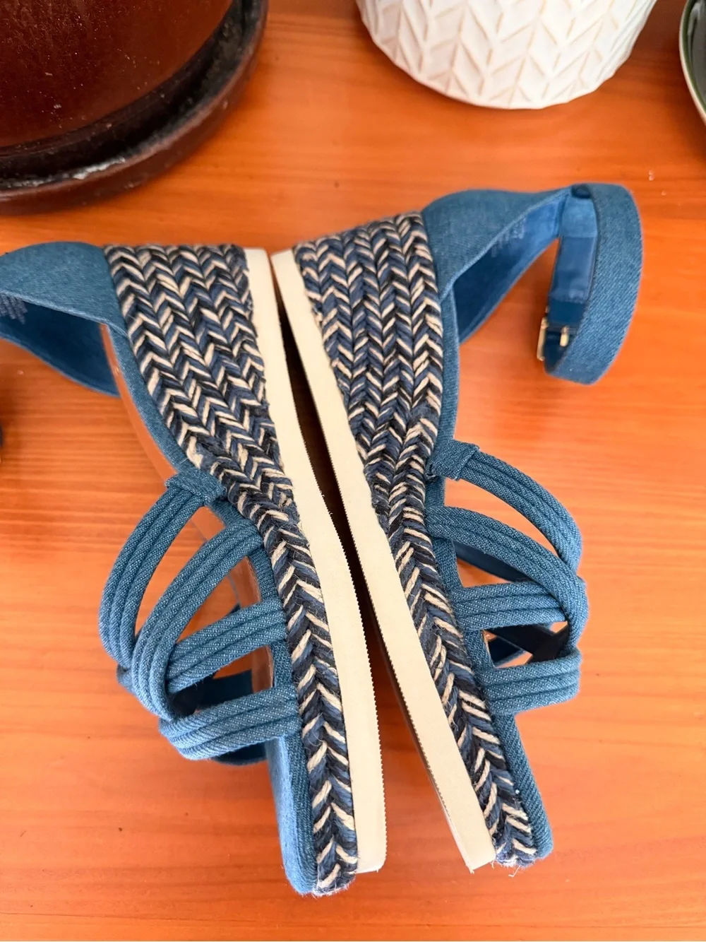 NWOT Vince Camuto Jilesa Espadrille Heeled Sandal